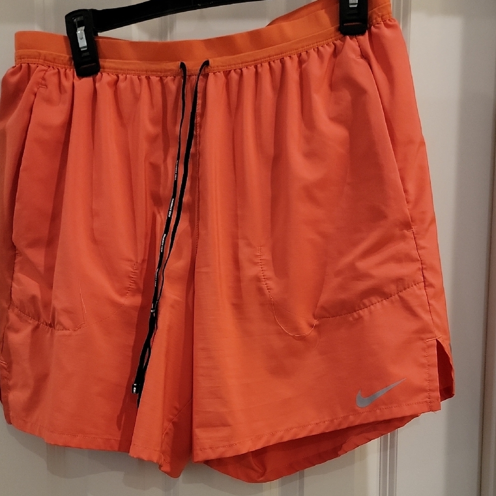 Nike Bright Orange Running Shorts